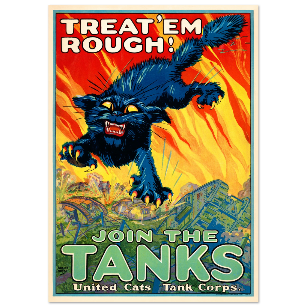 A William Hutaf- Treat Em Rough-1917-Buenposter