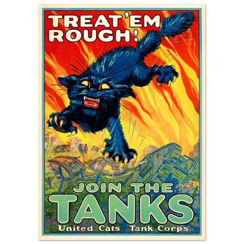 A William Hutaf- Treat Em Rough-1917-Buenposter