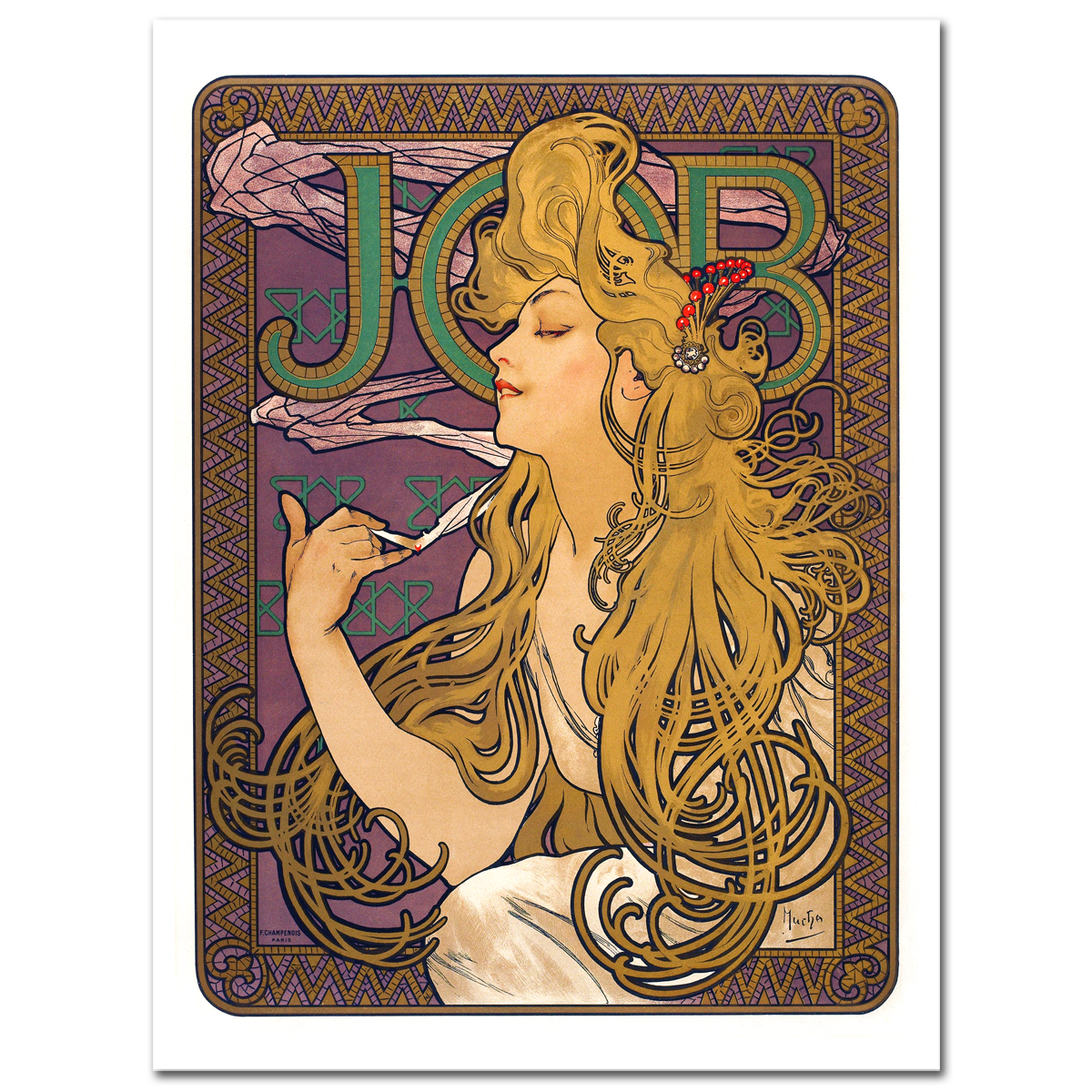 Alfons Mucha, JOB, 1896