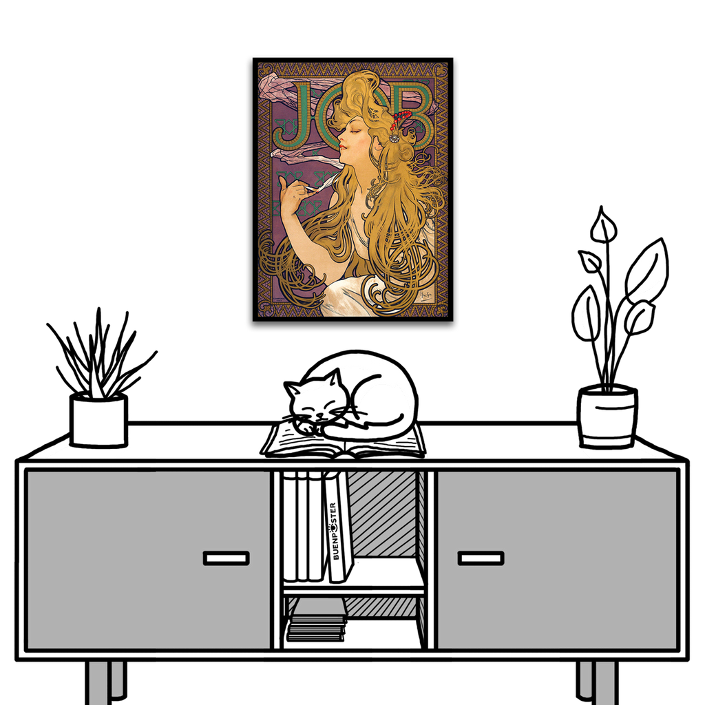Alfons Mucha, JOB, 1896