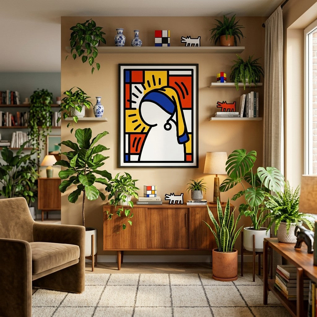 Andreu Gallartt, Mondrian X Haring X Vermeer, 2026