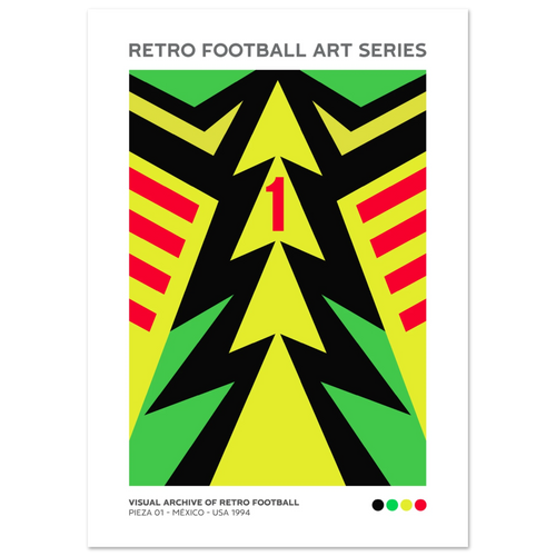 Buenpóster, Visual Archive of Retro Football, N01 - Posters retro del mundial de fútbol 1994 - 2026