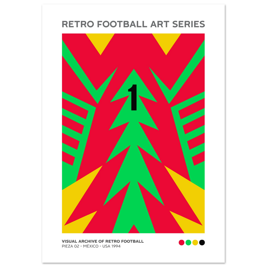 Buenpóster, Visual Archive of Retro Football, N02 - Posters retro del mundial de fútbol 1994 - 2026