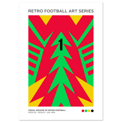 Buenpóster, Visual Archive of Retro Football, N02 - Posters retro del mundial de fútbol 1994 - 2026