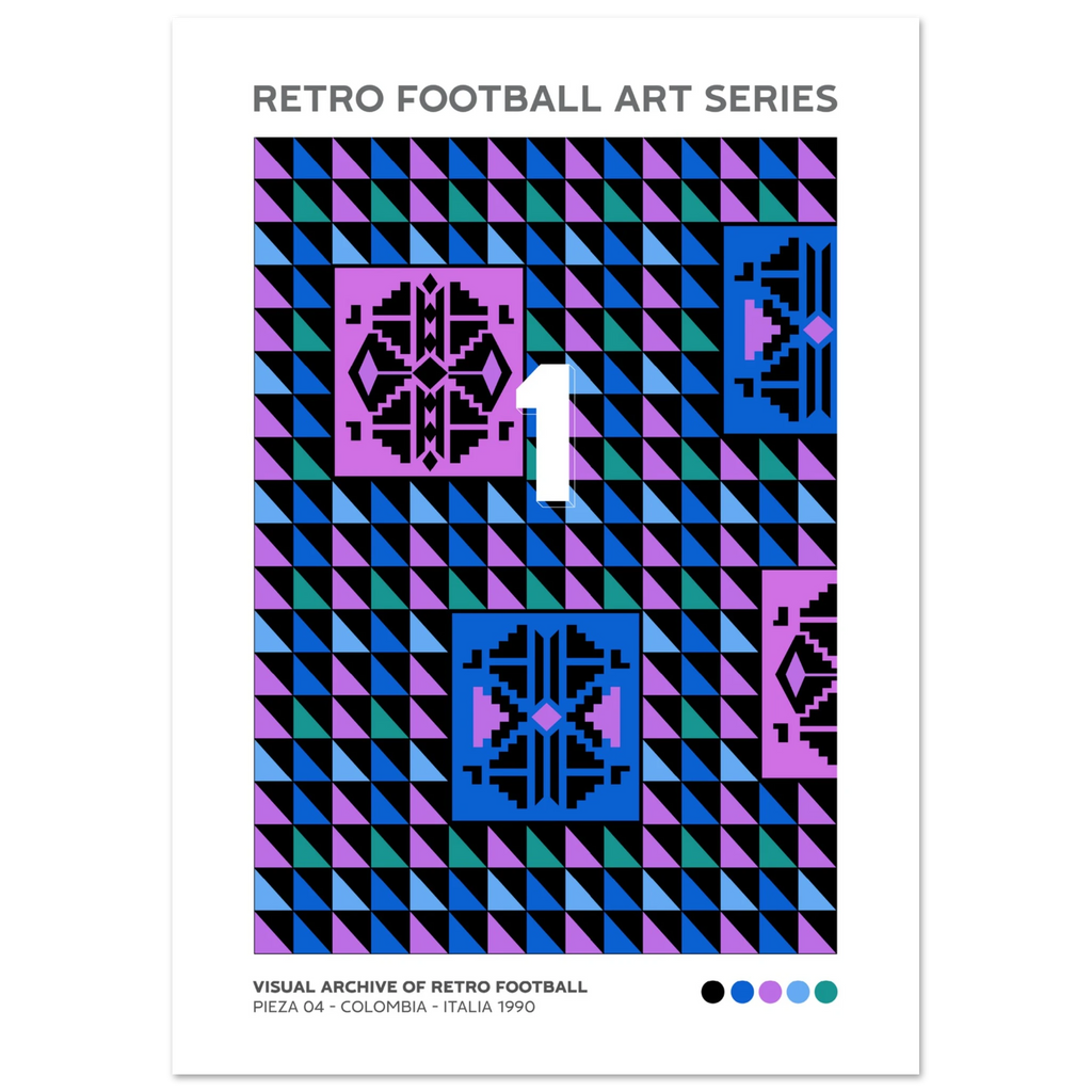Buenpóster, Visual Archive of Retro Football, N04 - Posters retro del mundial de fútbol 1994 - 2026