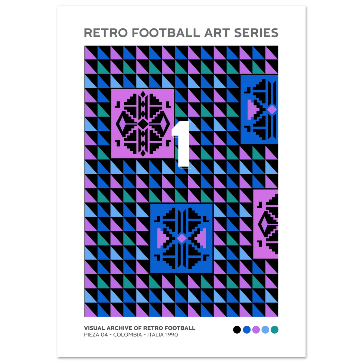 Buenpóster, Visual Archive of Retro Football, N04 - Posters retro del mundial de fútbol 1994 - 2026
