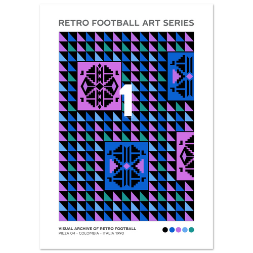 Buenpóster, Visual Archive of Retro Football, N04 - Posters retro del mundial de fútbol 1994 - 2026