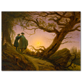 Caspar David Friedrich, Two men contemplating the Moon, 1825-30