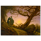 Caspar David Friedrich, Two men contemplating the Moon, 1825-30