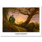 Caspar David Friedrich, Two men contemplating the Moon, 1825-30