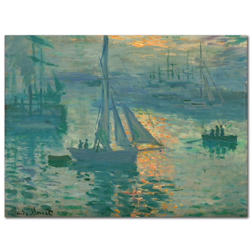 Claude Monet, Sunrise, Marine 1873