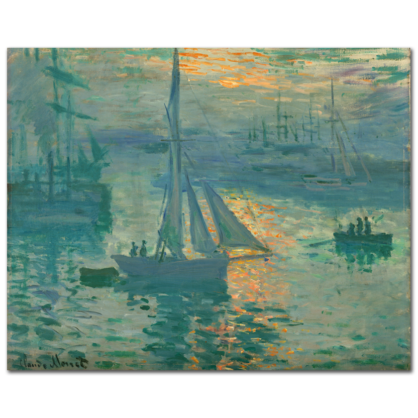 Claude Monet, Sunrise, Marine 1873