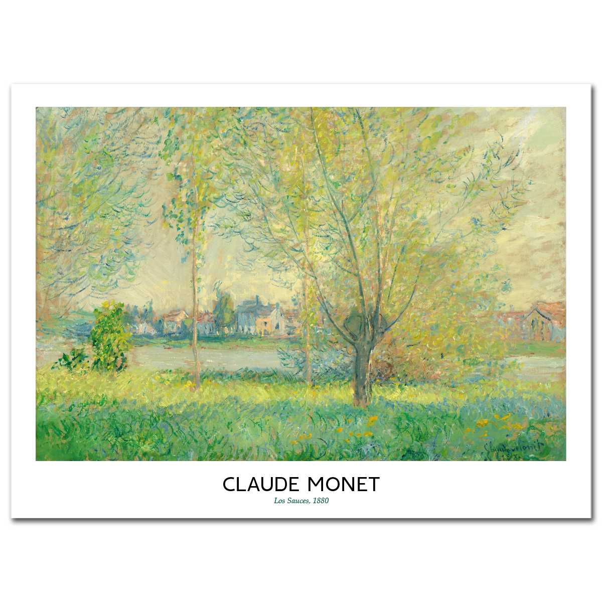 Claude Monet, The Willows, 1880