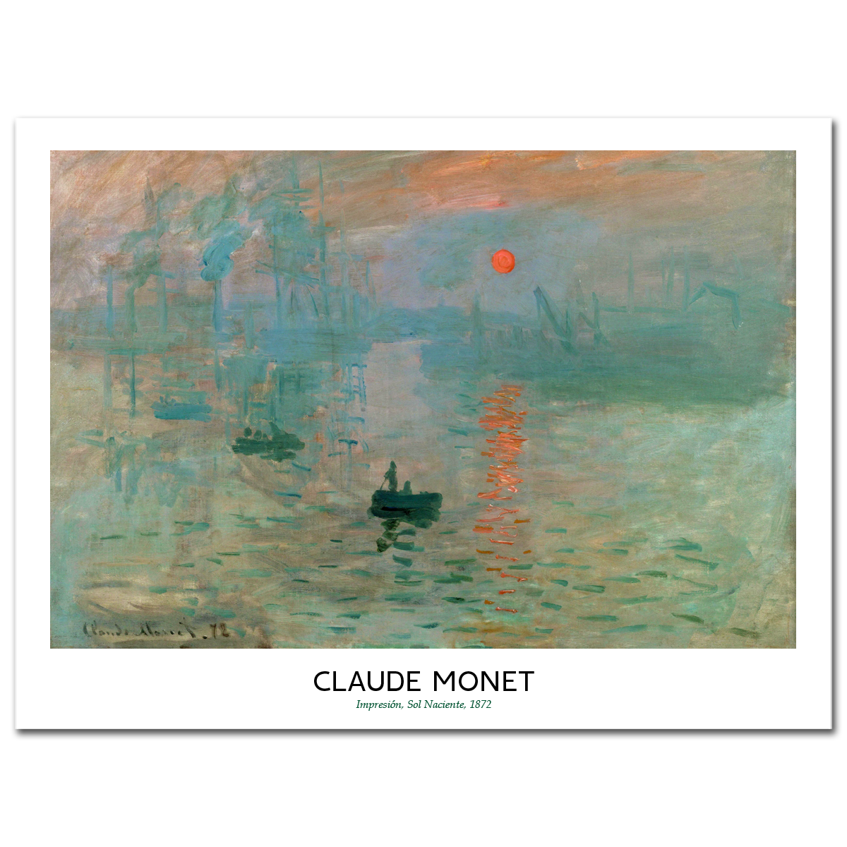 Claude Monet, Impression, Sunrise, 1872