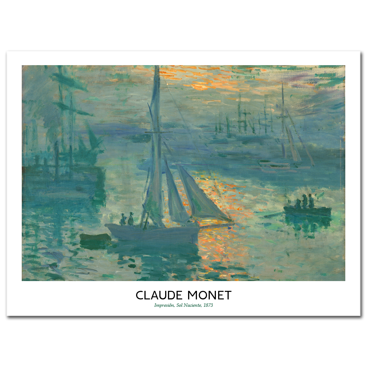 Claude Monet, Sunrise, Marine 1873