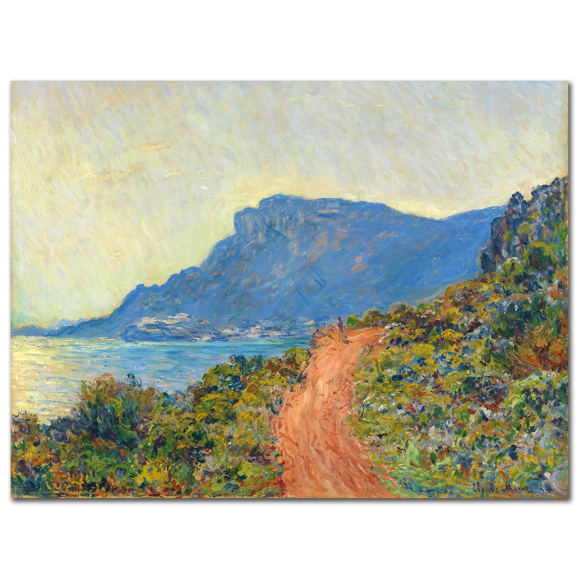 Claude Monet, La Corniche cerca de Mónaco, 1884