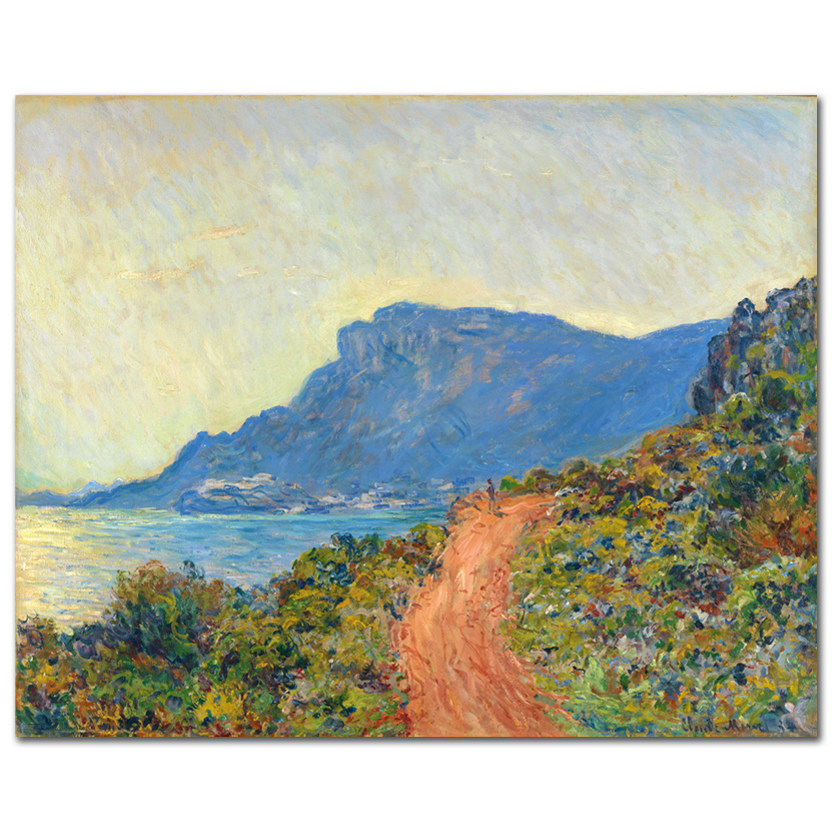 Claude Monet, La Corniche cerca de Mónaco, 1884