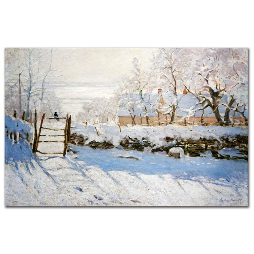 Claude Monet, The Magpie, 1868-69