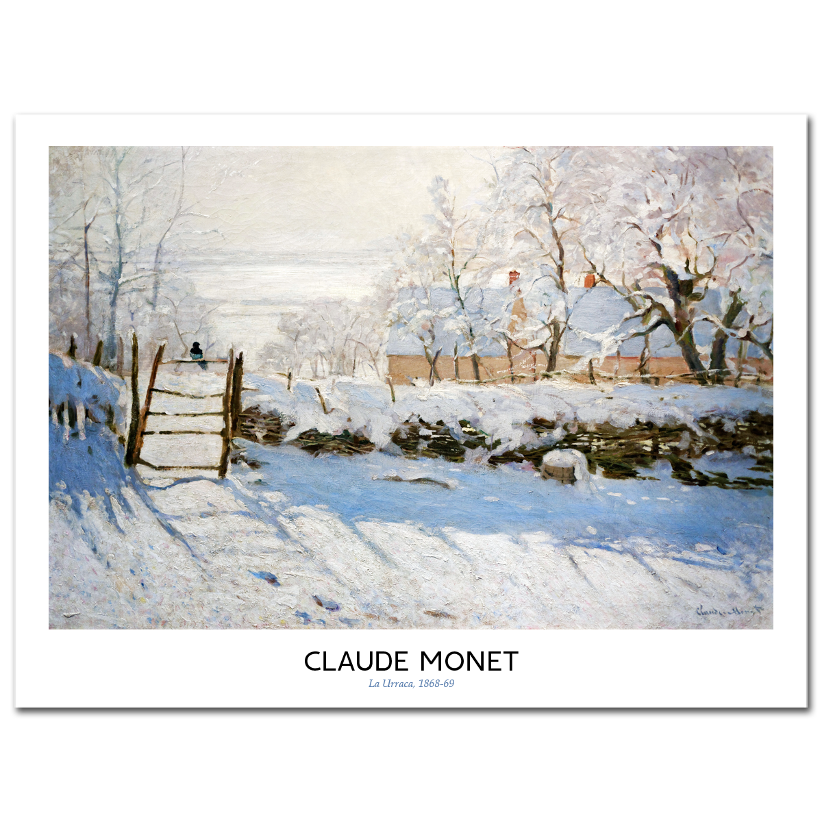 Claude Monet, The Magpie, 1868-69