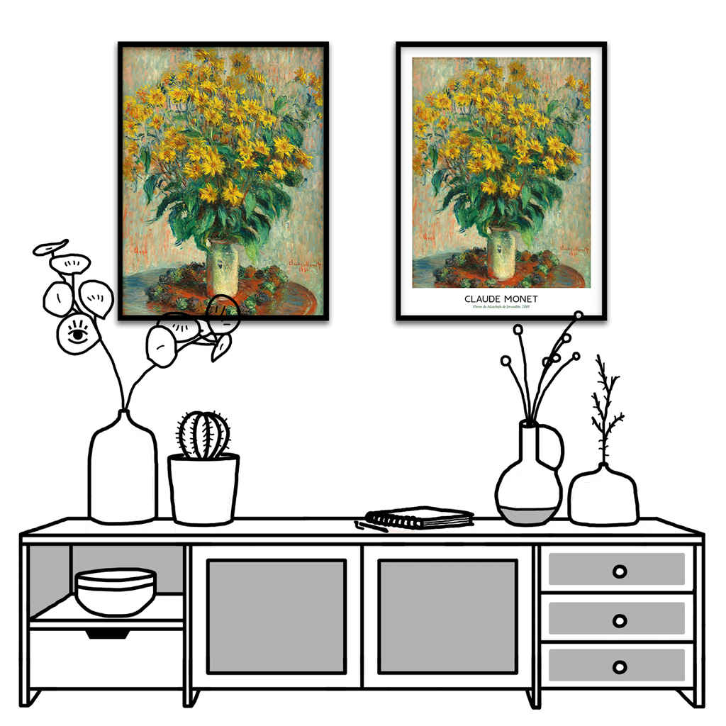 Claude Monet, Jerusalem artichoke flowers, 1880