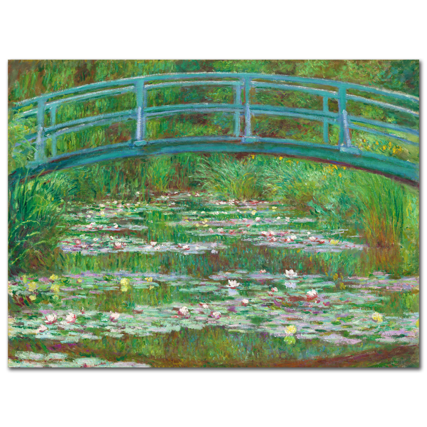 Claude Monet, The Japanese footbridge, 1899