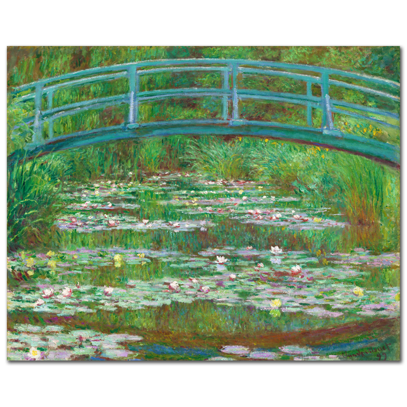 Claude Monet, The Japanese footbridge, 1899