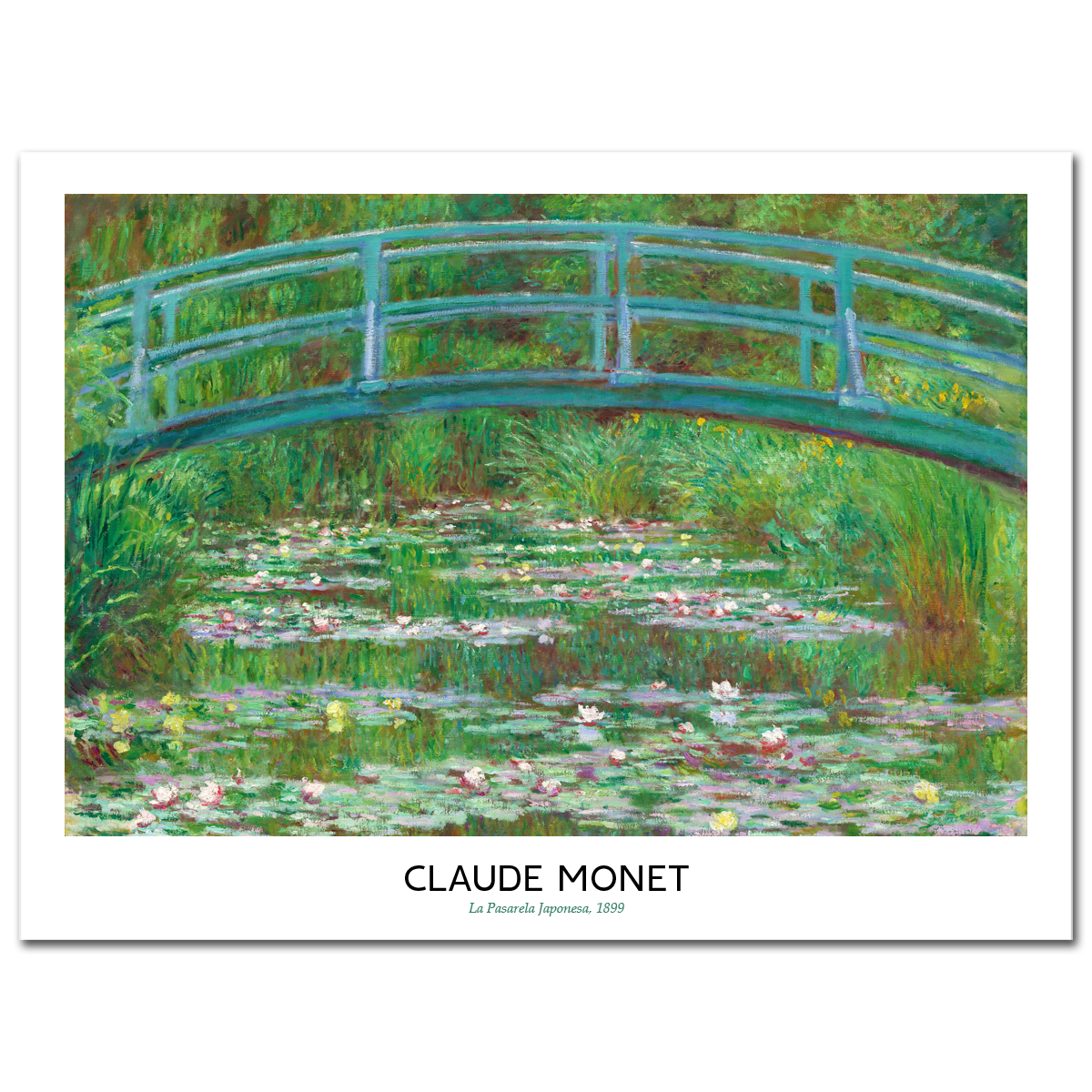 Claude Monet, The Japanese footbridge, 1899