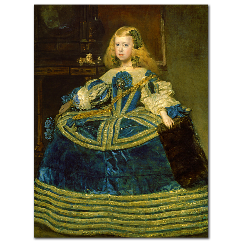 Diego de Velázquez, Infanta Margarita Teresa in a Blue Dress, 1659