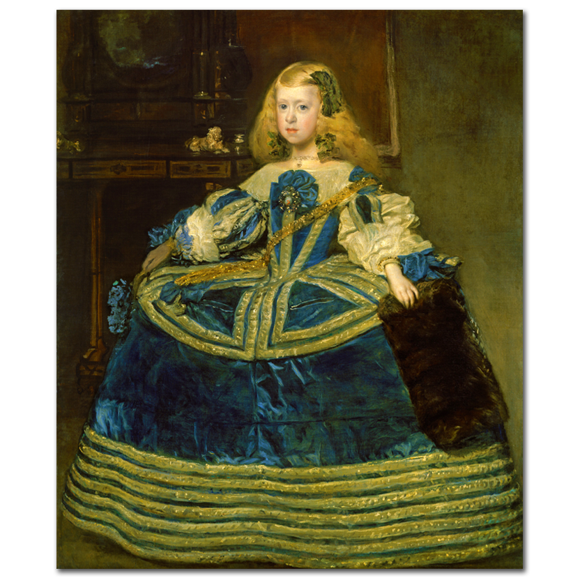 Diego de Velázquez, Infanta Margarita Teresa in a Blue Dress, 1659