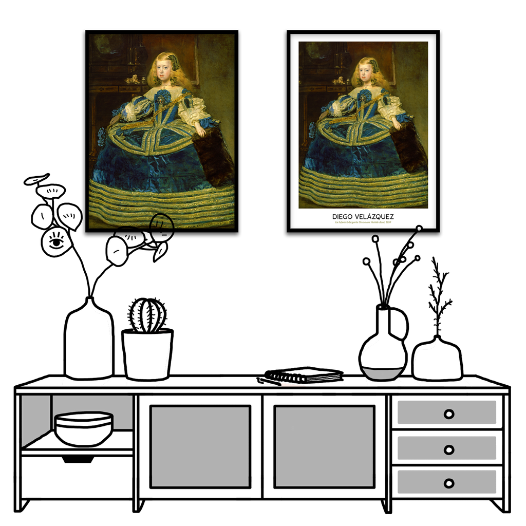 Diego de Velázquez, Infanta Margarita Teresa in a Blue Dress, 1659