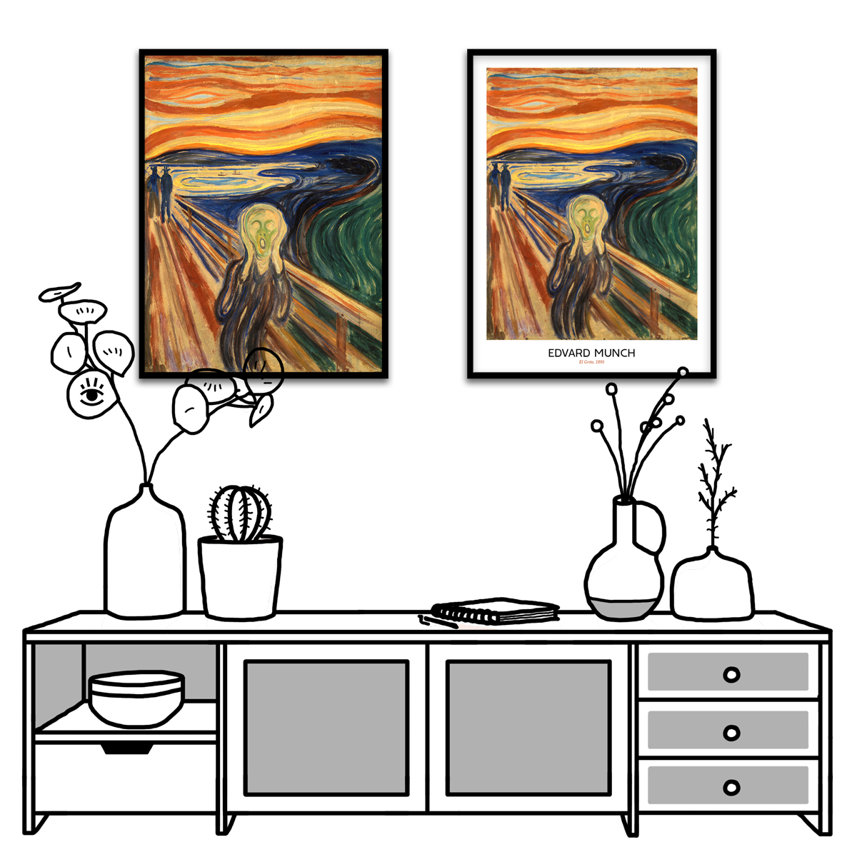 Edvard Munch, The Scream, 1895