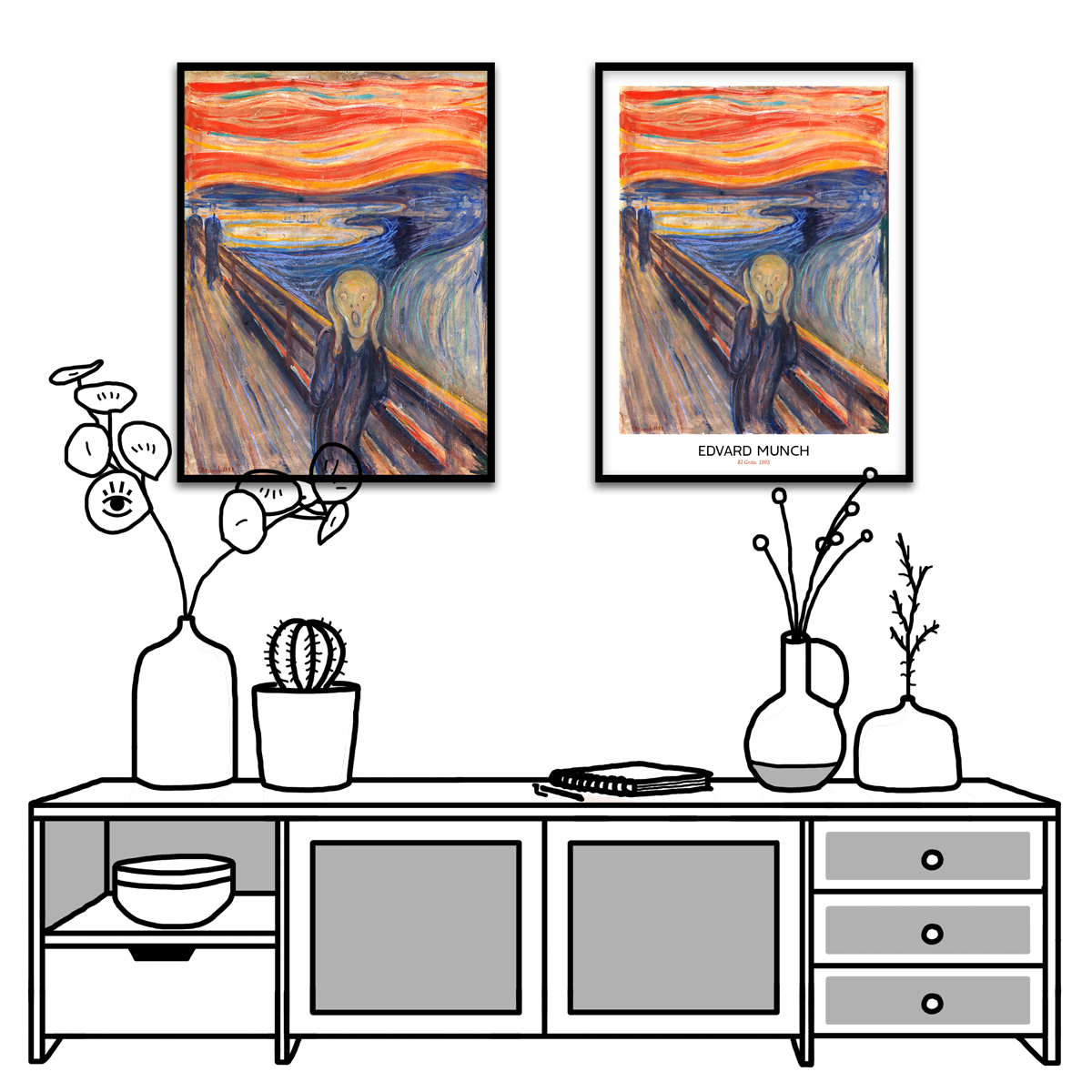 Edvard Munch, The Scream, 1893