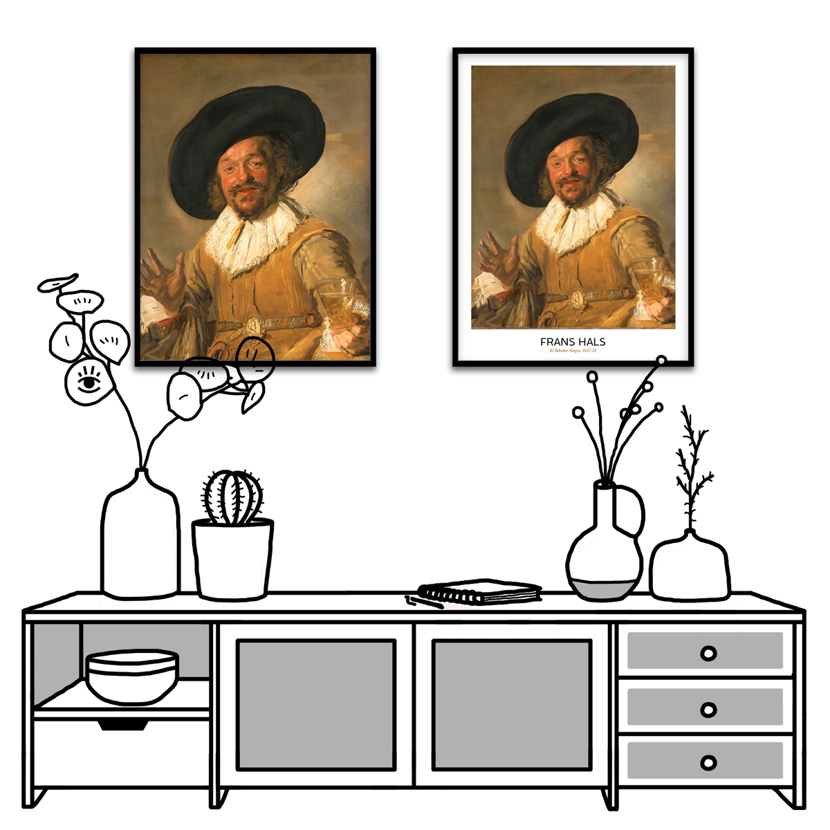 Frans Hals, The Merry Drinker, 1627-28