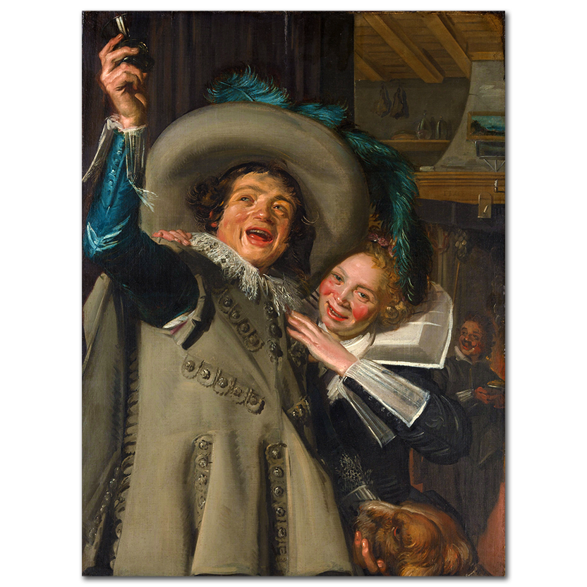 Frans Hals, Young Man and Woman in an Inn, 1623