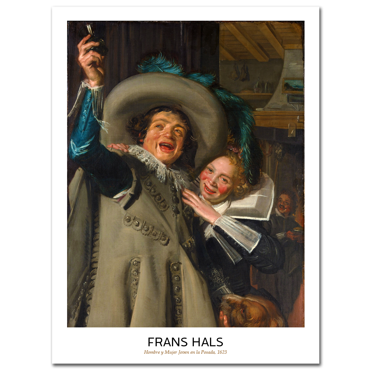 Frans Hals, Young Man and Woman in an Inn, 1623