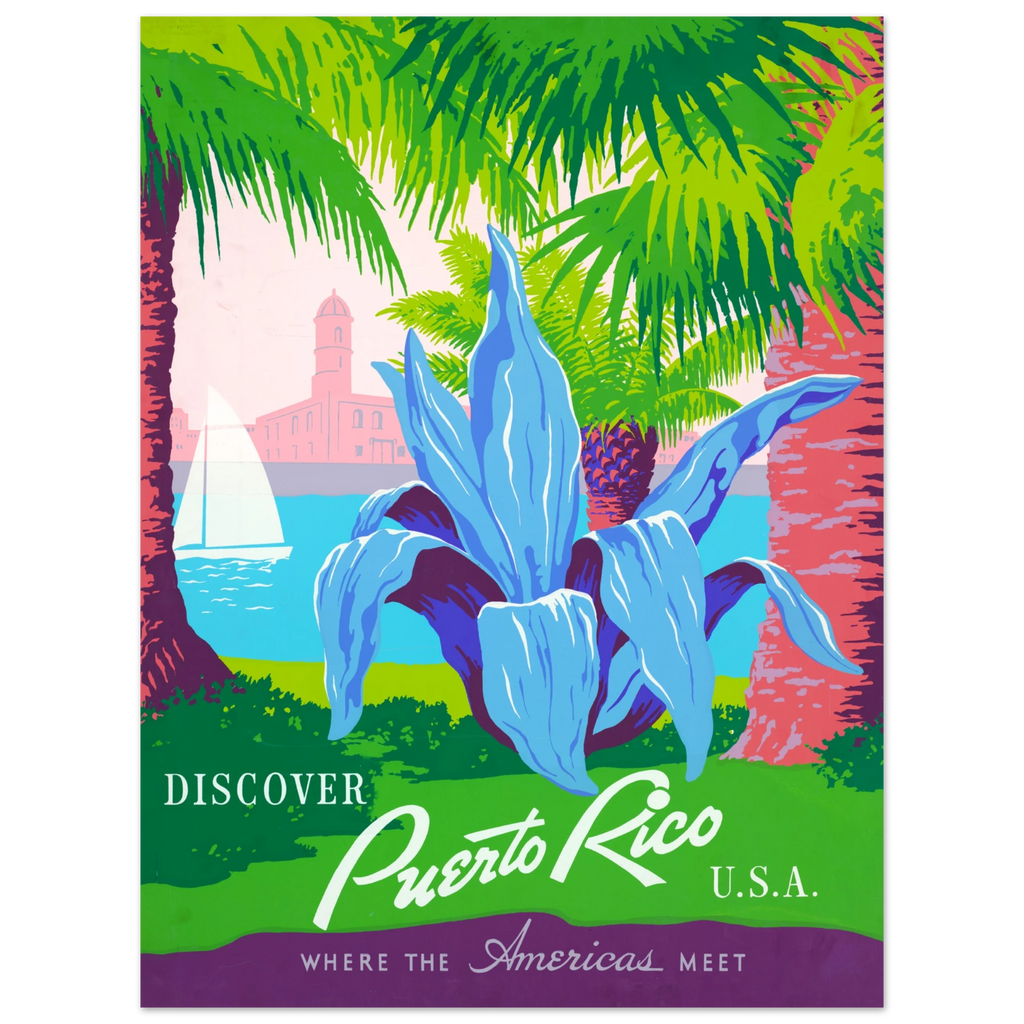Poster de Frank S. Nicholson, Discover Puerto Rico, 1936-40, Buenpóster
