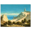 Georg Emil Libert, View of sommerspiret, 1846