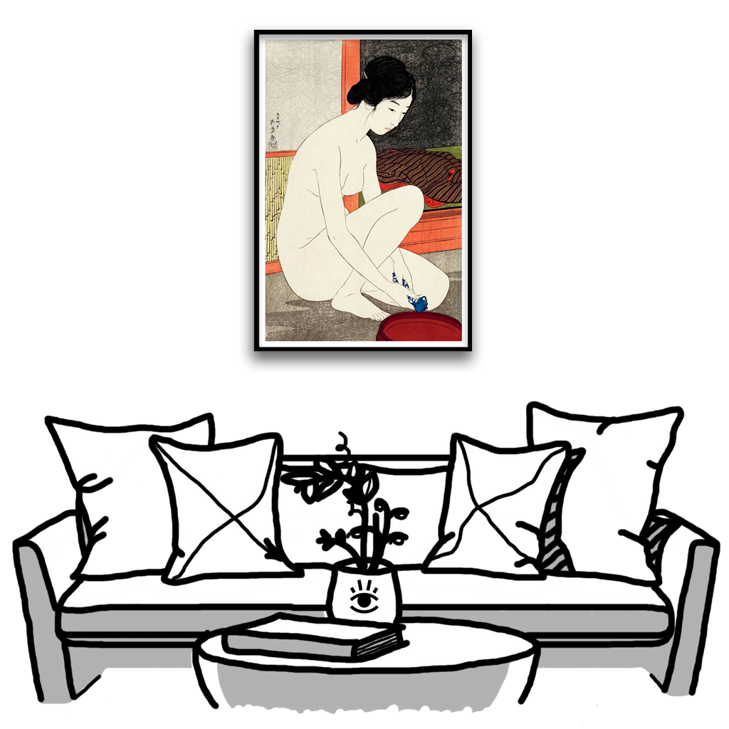 Goyō Hashiguchi , Yokugo no onna, 1915