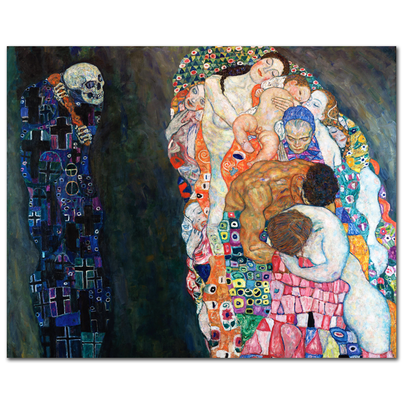 Gustav Klimt, Death and Life, 1910-15