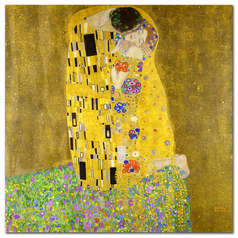 Gustav Klimt, The Kiss, 1907–1908