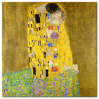 Gustav Klimt, The Kiss, 1907–1908