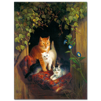 Henriëtte Ronner, Cat with Kittens, 1844