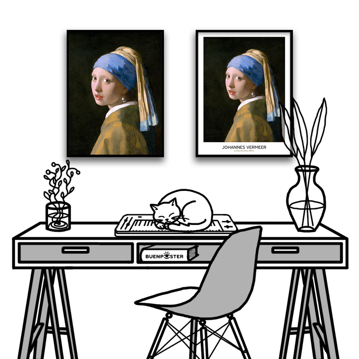 J. Vermeer, La Chica de la Perla, 1665