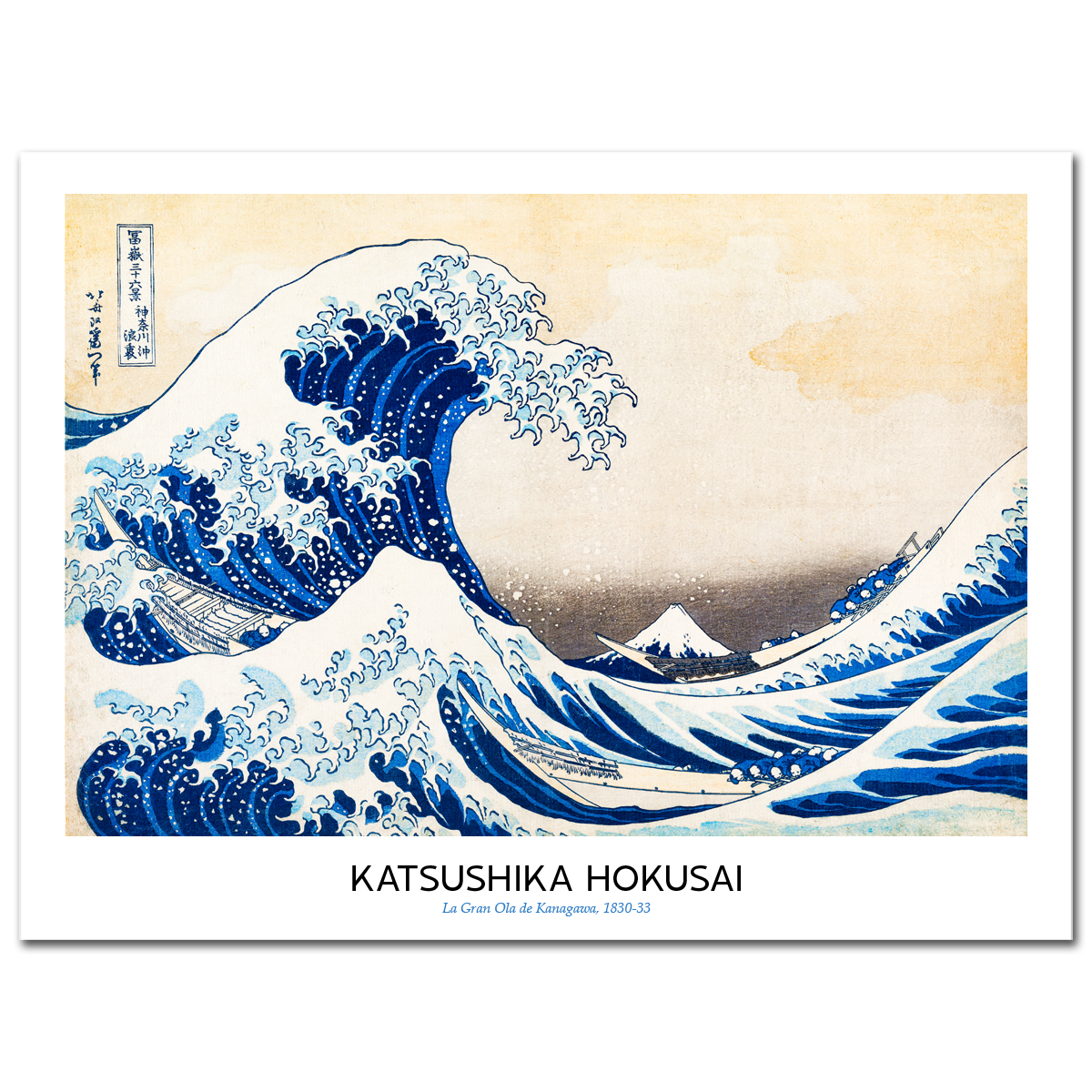 Katsushika Hokusai, The Great Wave off Kanagawa, 1831