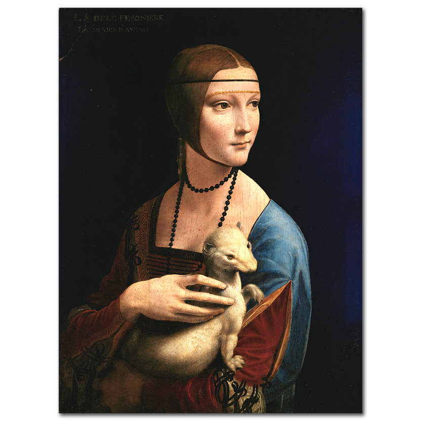 Leonardo Da Vinci, Lady with an Ermine, 1489-90