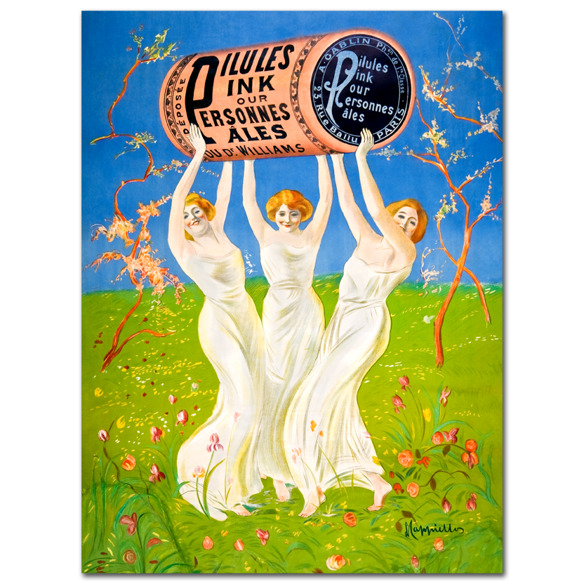 Leonetto Cappiello, Pink Pills for Pale People, 1910