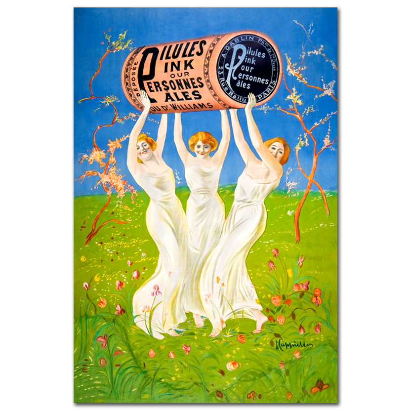 Leonetto Cappiello, Pink Pills for Pale People, 1910