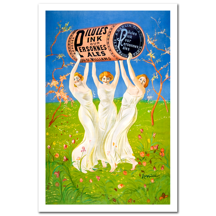 Leonetto Cappiello, Pink Pills for Pale People, 1910