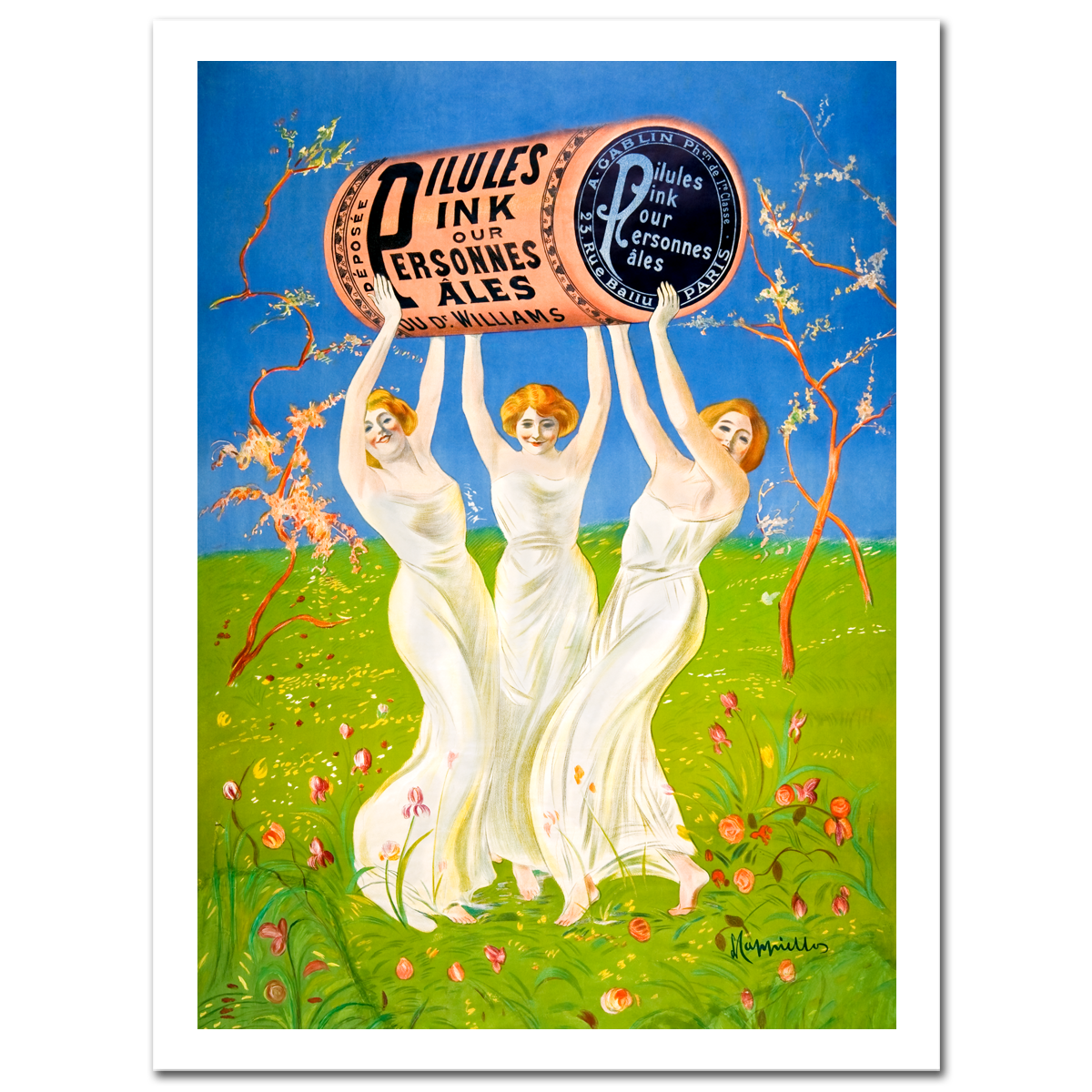 Leonetto Cappiello, Pink Pills for Pale People, 1910