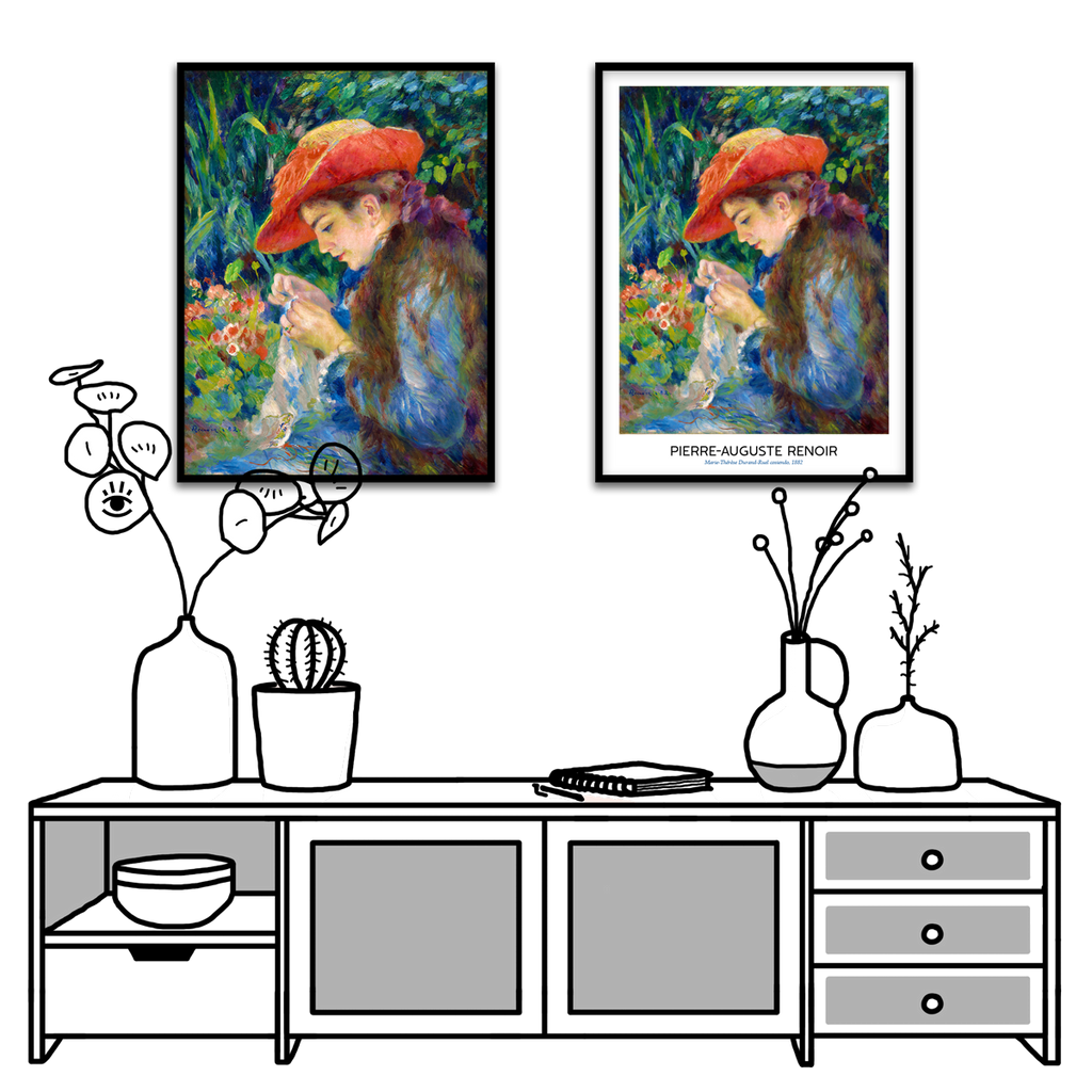 Pierre-Auguste Renoir, Marie-Thérèse Durand-Ruel Sewing, 1882